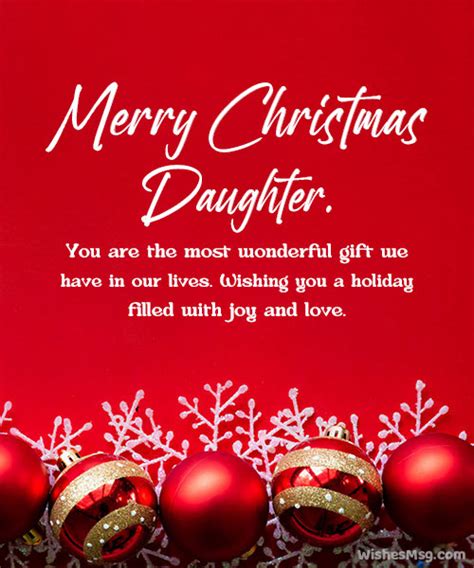 Merry Christmas Daughter